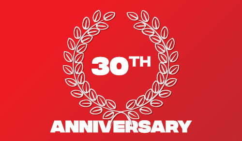 30th Anniversary Logo | Trimax Mowing Systems